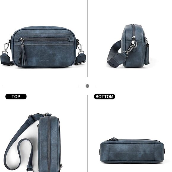 Elegant Crossbody Handbag with Tassel & Magnetic Closure - Ideal for Daily Use - Picture 6 of 8